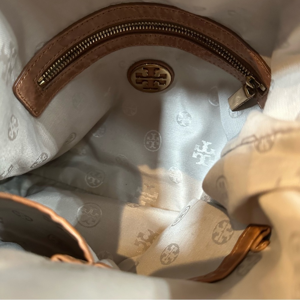 TORY BURCH Purse‎ Bag Louisa Leather Messenger Crossbody - Picture 8 of 9